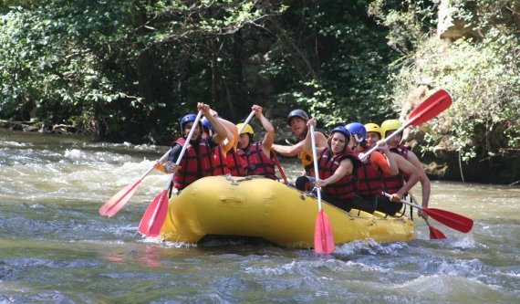 beginner rafting discovery Pyrénées-Orientales