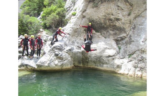 Canyoning découverte saut