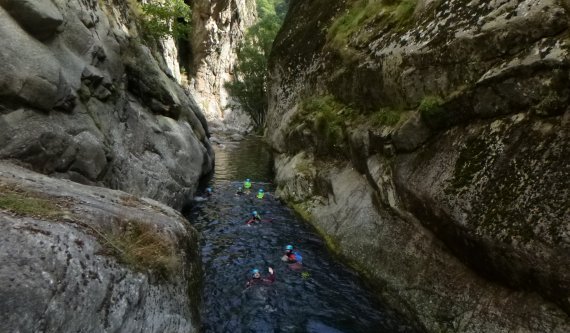 Taurinya Gorge expert canyoning trip