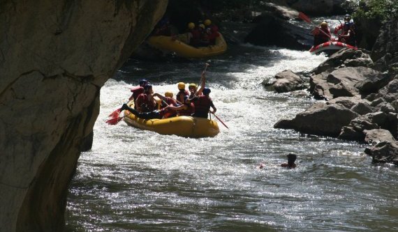 Rafting enfants Pyrénées-Orientales