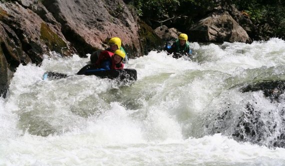 Hydrospeed whitewater swimming 11