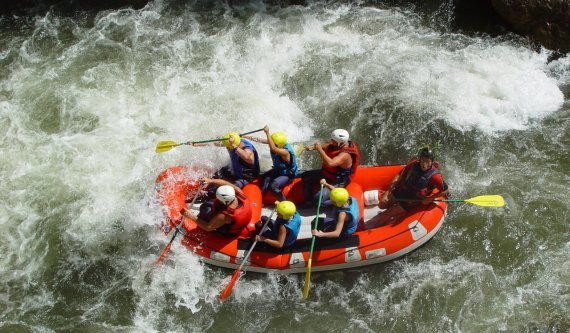 Rafting dans l'Aude