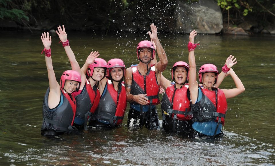 Family canyoning trip with friends