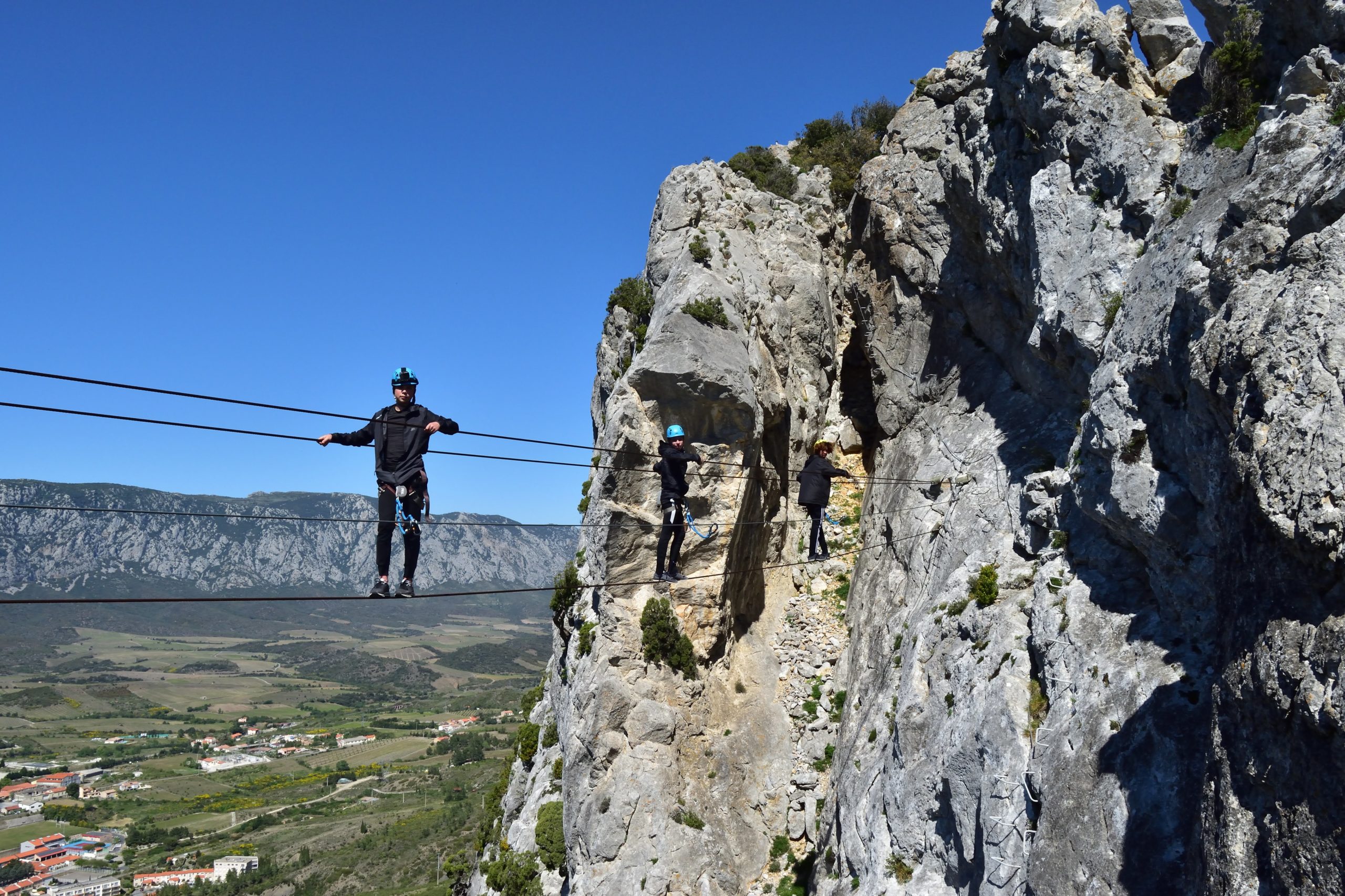 Via ferrata near Perpignan