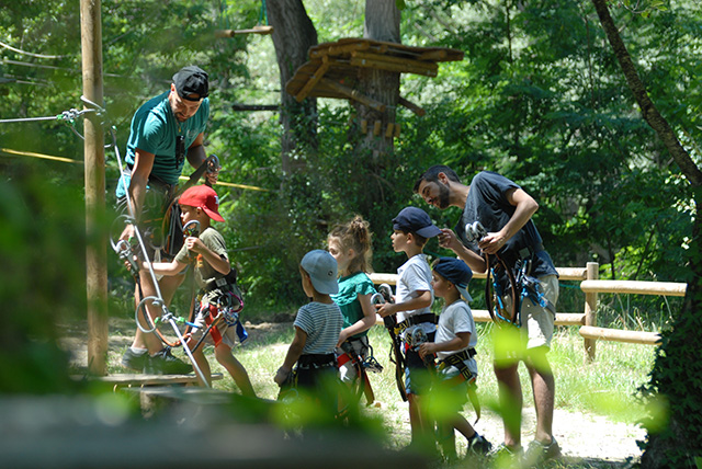 Parc accrobranche sortie en famille Pyrénées-Orientales