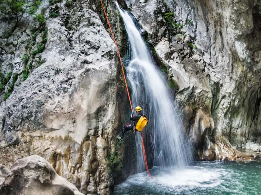 Canyoning around prades