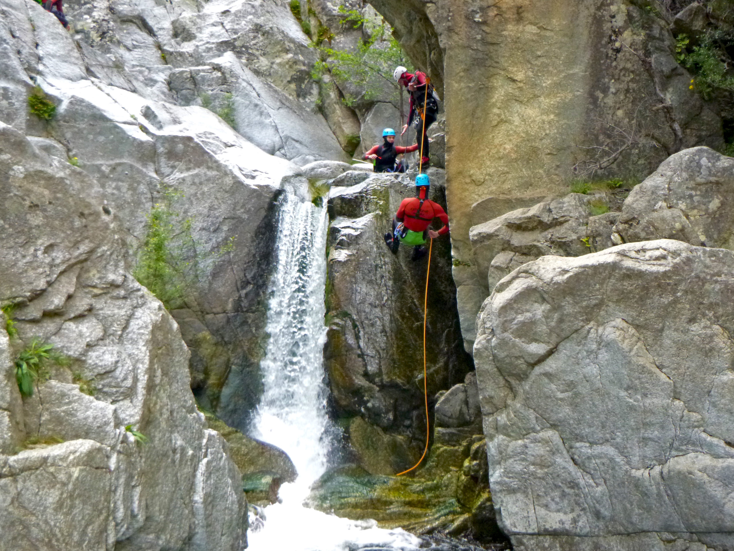 Canyoning outing near Perpignan