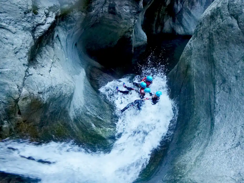 Canyon du Llech toboggan