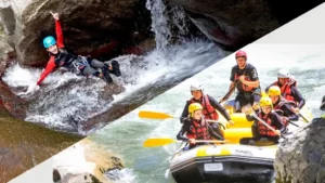 Differences between canyoning and rafting