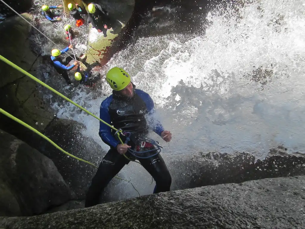 Molitg Canyon abseiling