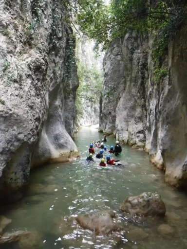 Canyoning discovery of Molitg 66